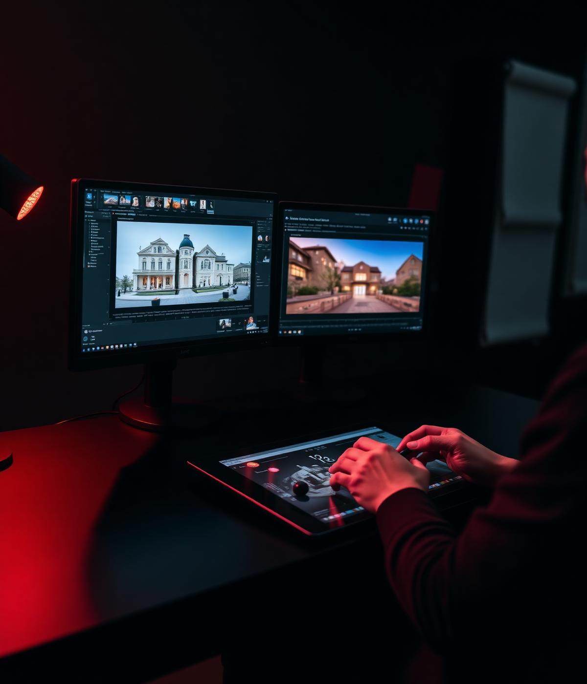 MM Image Editing studio at work